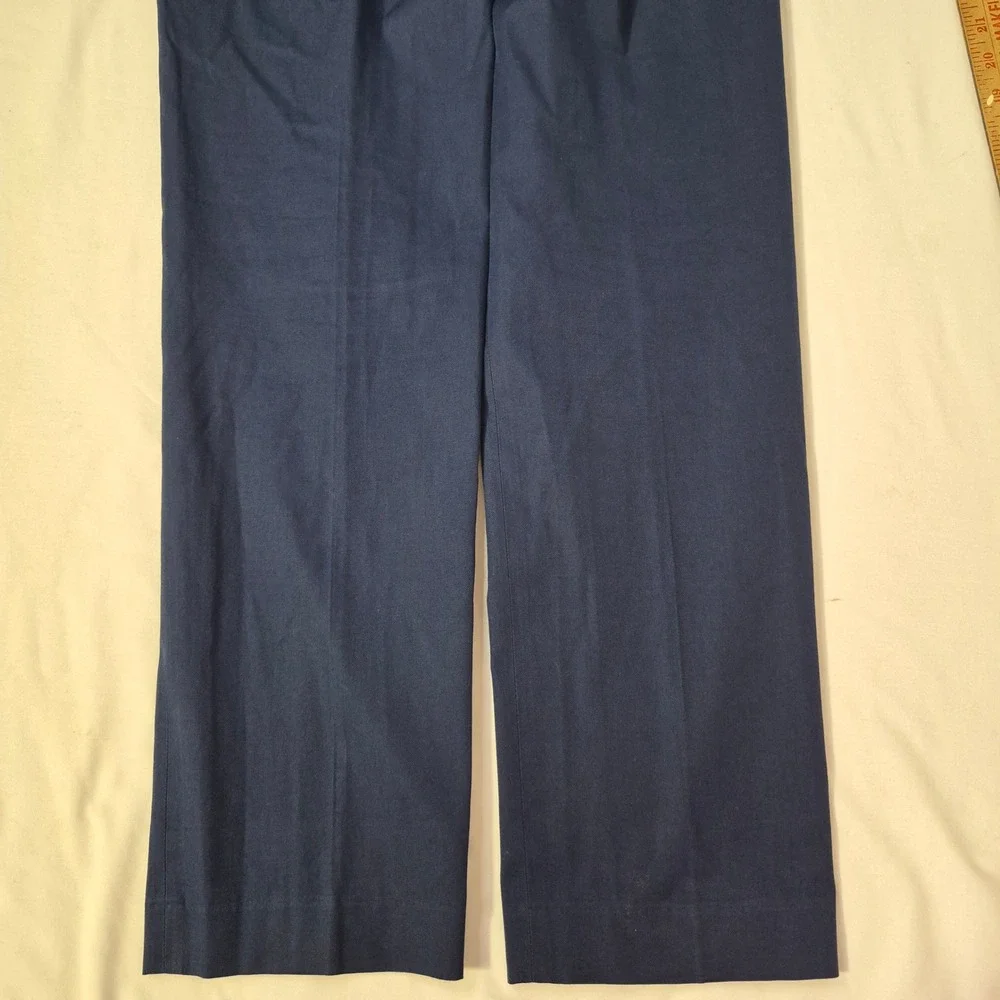 J.Crew Ludlow Slim Suit Men 34S 29x32 Classic Cotton Italian Fabric Navy Blue
